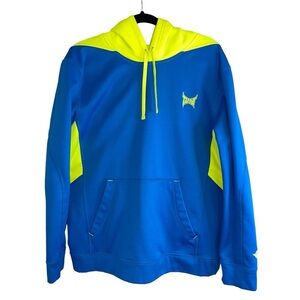 Men’s Tapout Yellow and Blue Hoodie Size Large